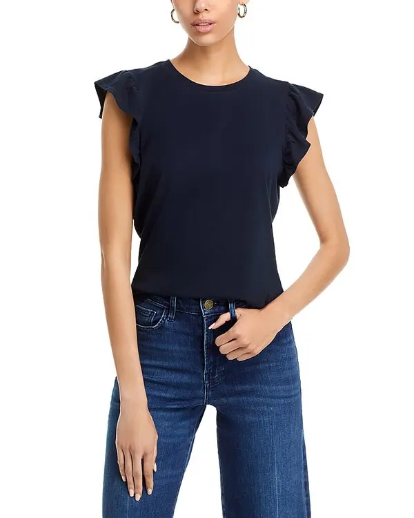 Paige Erissa Ruffle Sleeve Tee MSRP $109