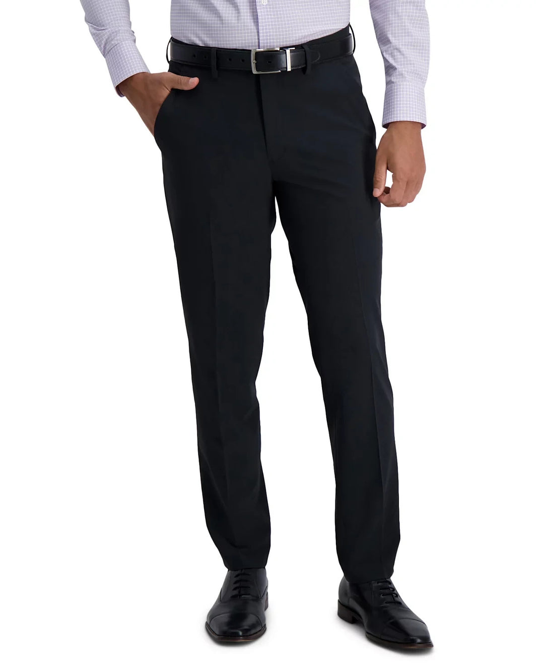 Haggar Men’s Active Series Extended Tab Slim Fit Dress Pant MSRP $80