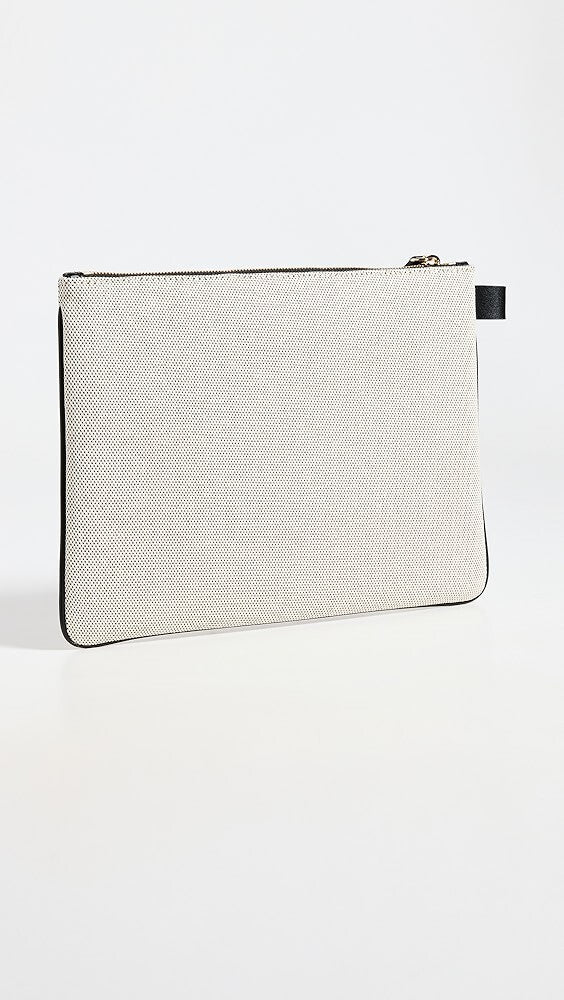 PARAVEL Cabana Medium Canvas Zip-top Pouch MSRP $55