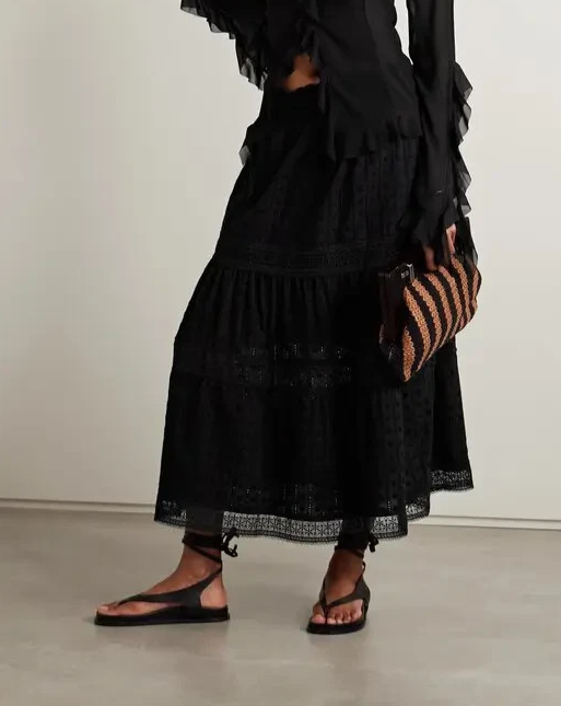 Waimari Angela Tiered Maxi Skirt MSRP $325