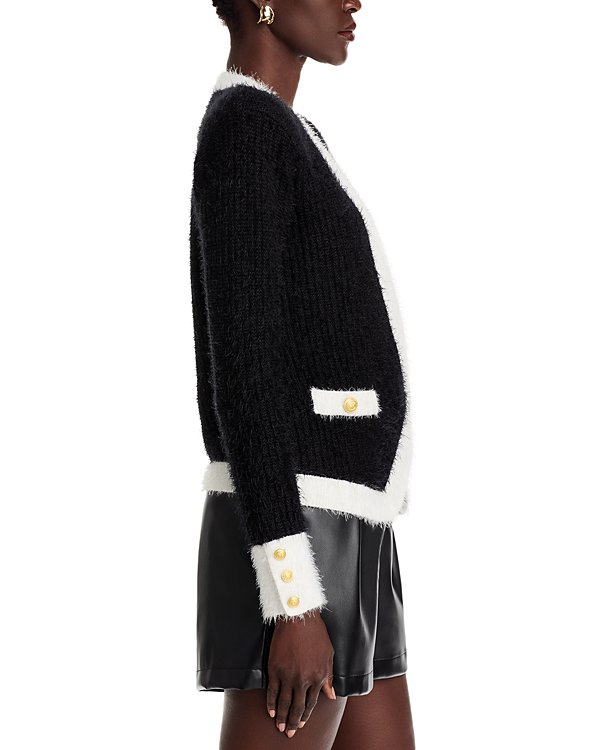 L'Agence Georgia Contrast Cardigan Blazer MSRP $475