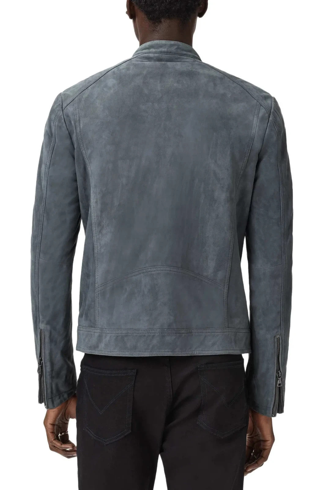 John Varvatos Wren Suede Biker Jacket MSRP $698