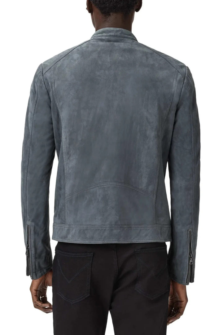 John Varvatos Wren Suede Biker Jacket MSRP $698
