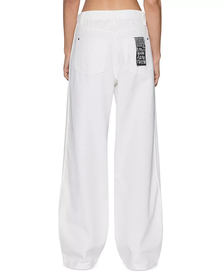 Ksubi Low Rider Trak Blanc Jeans MSRP $260
