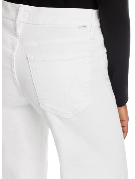 MOTHER The Roller High Rise Wide Leg Jeans MSRP $228