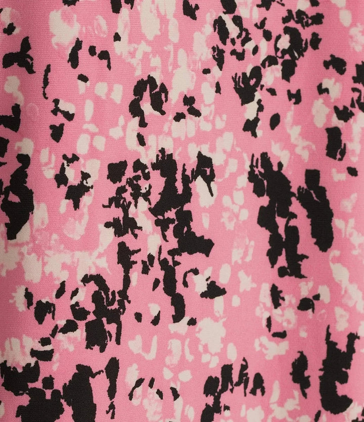 Anne Klein Women's Pleated-Neck Printed Sleeveless Top MSRP $49