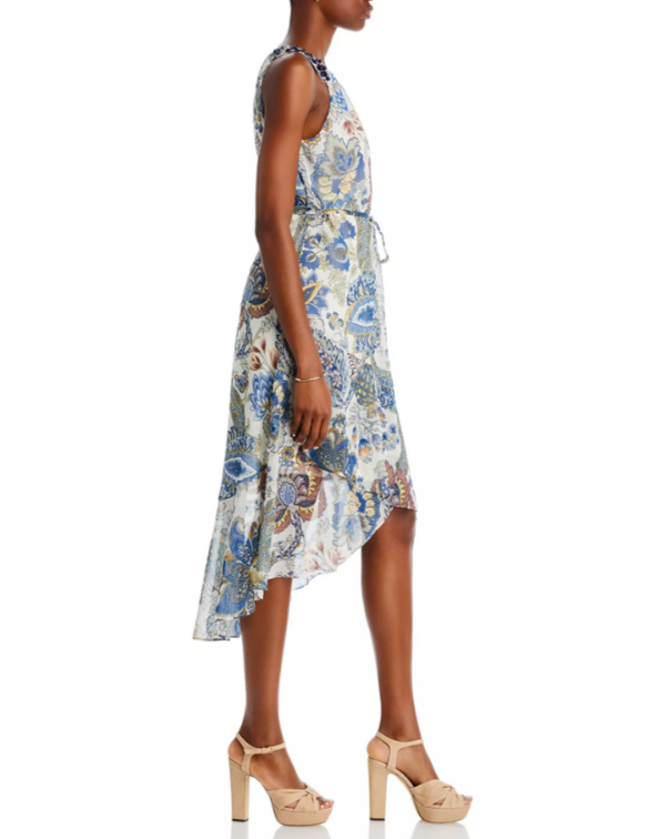 Kobi Halperin Allison Beaded Midi Dress MSRP $598