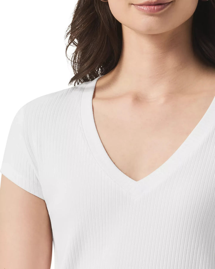 Splendid Hailey Rib V Neck Tee MSRP $58