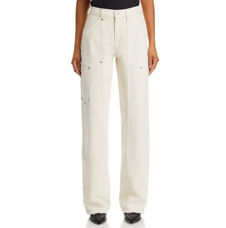 RE/DONE High Rise Straight Leg Jeans MSRP $375