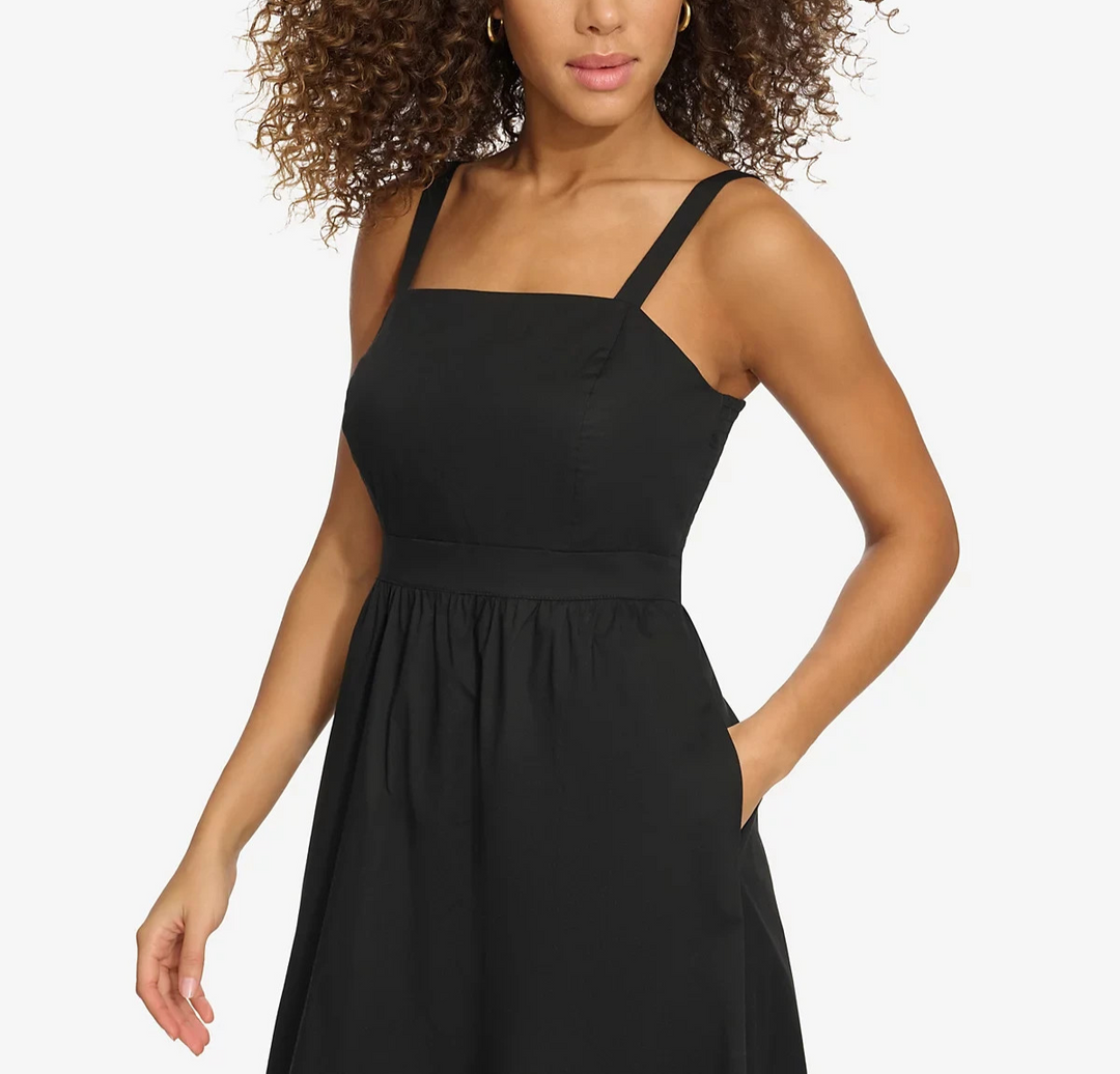 kensie Sleeveless Lace-Hem Maxi Dress MSRP $148