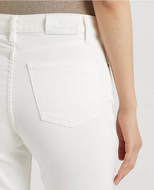 Lauren Ralph Lauren High-Rise Straight Ankle Jeans