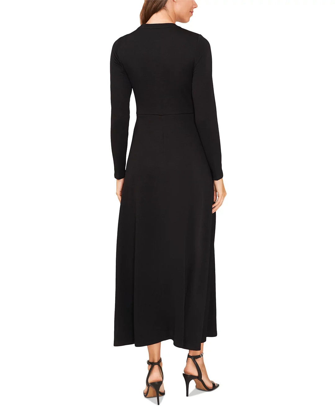 MSK Petite Cross-Over-Front Long-Sleeve Dress MSRP $89