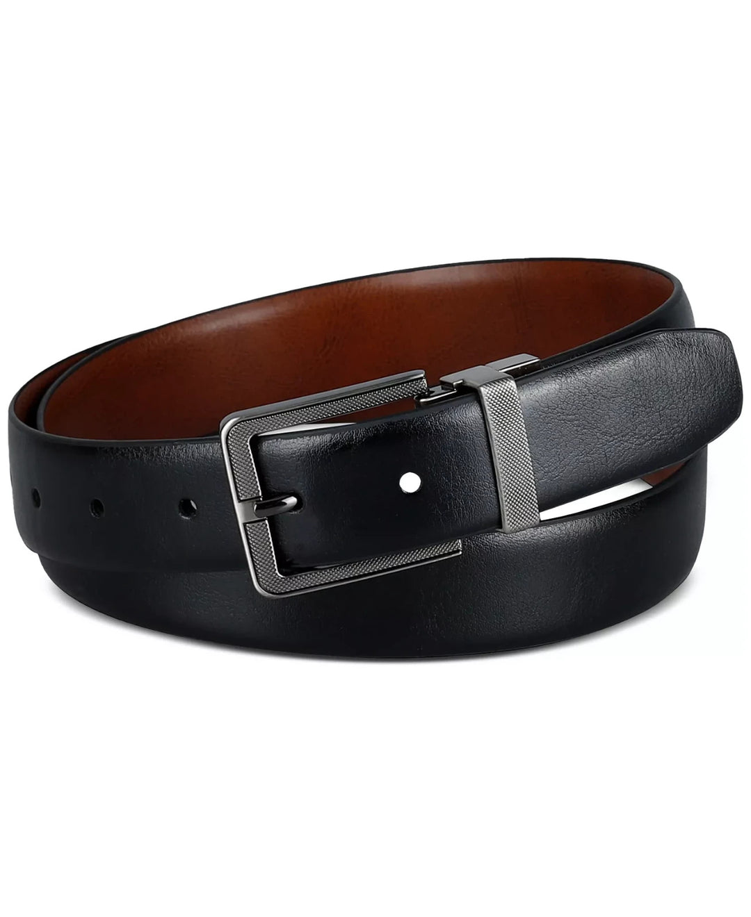 Kenneth Cole Reaction Reversible Faux-Leather Harness-Buckle Belt MSRP $52.50