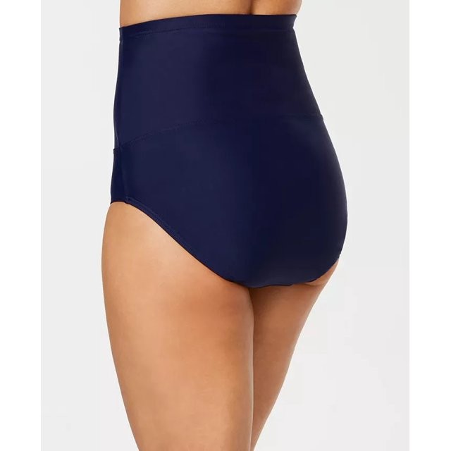 Island Escape High-Waist Tummy Control-Top Bikini Bottoms MSRP $29