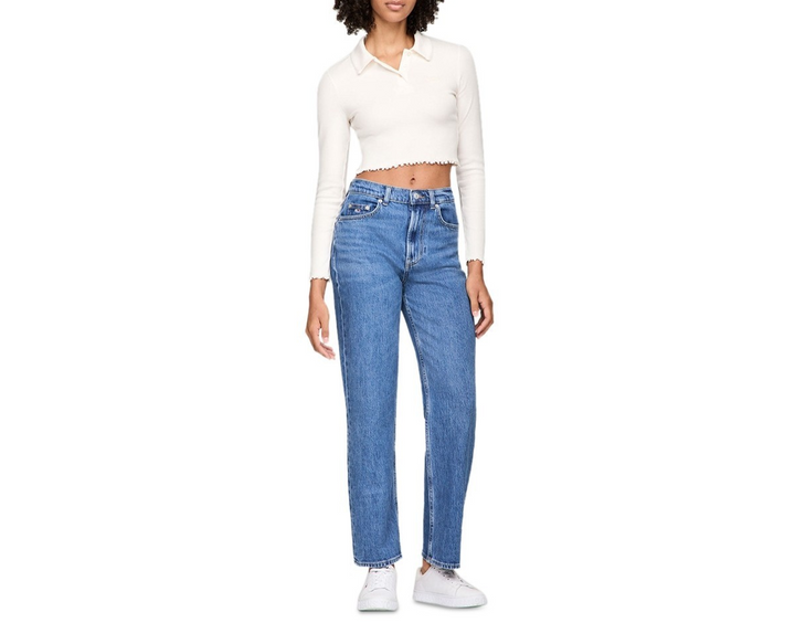 Tommy Jeans Layla High-Rise Slim Straight Leg Jeans MSRP $79