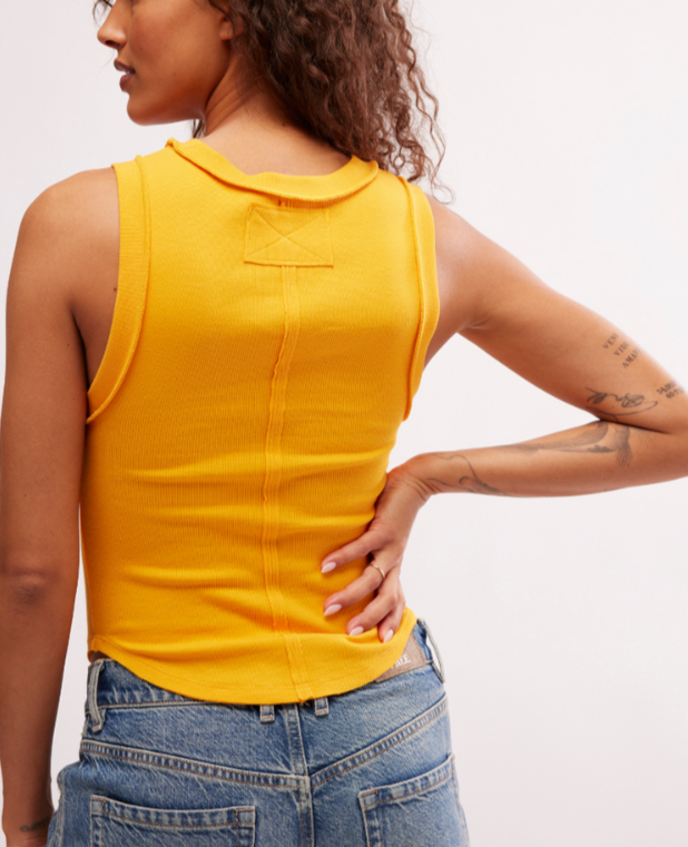Free People Kate Ribbed Tank MSRP $38