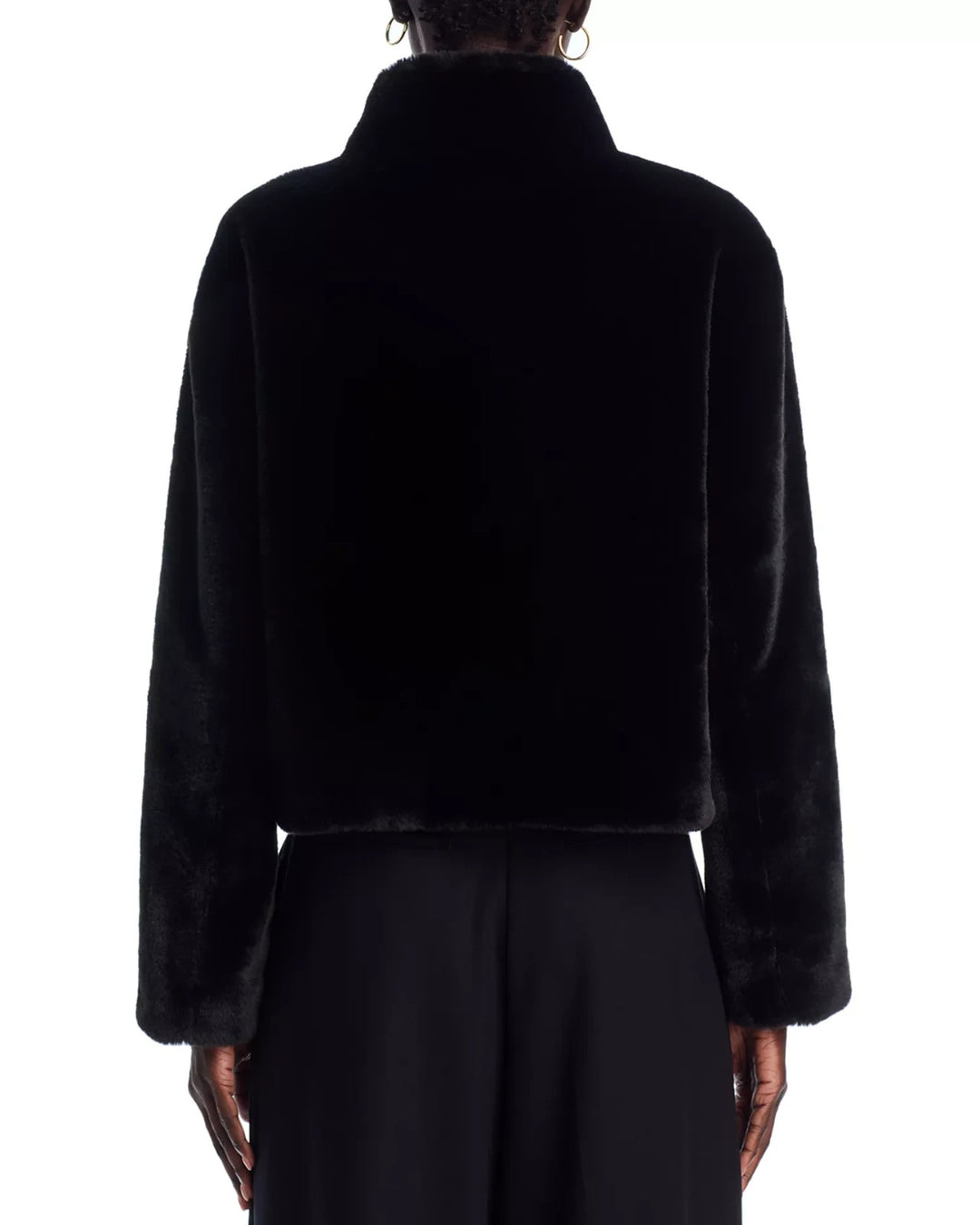 Velvet by Graham & Spencer Faux Fur Snap Front Jacket MSRP $299