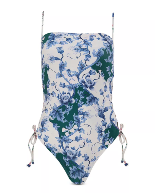 Agua Bendita Posh Ivy Lace Up Swimsuit MSRP $210