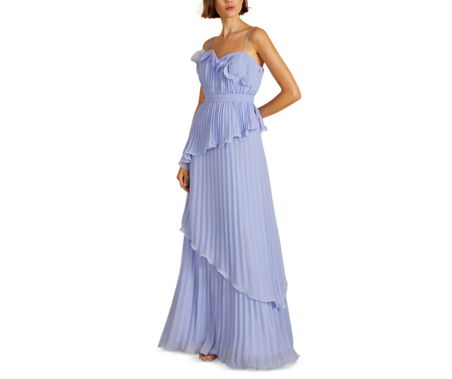 Amur Cassy Pleated Gown MSRP $648