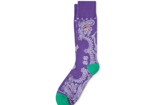 Polo Ralph Lauren Men's Bandana-Print Slack Socks MSRP $16