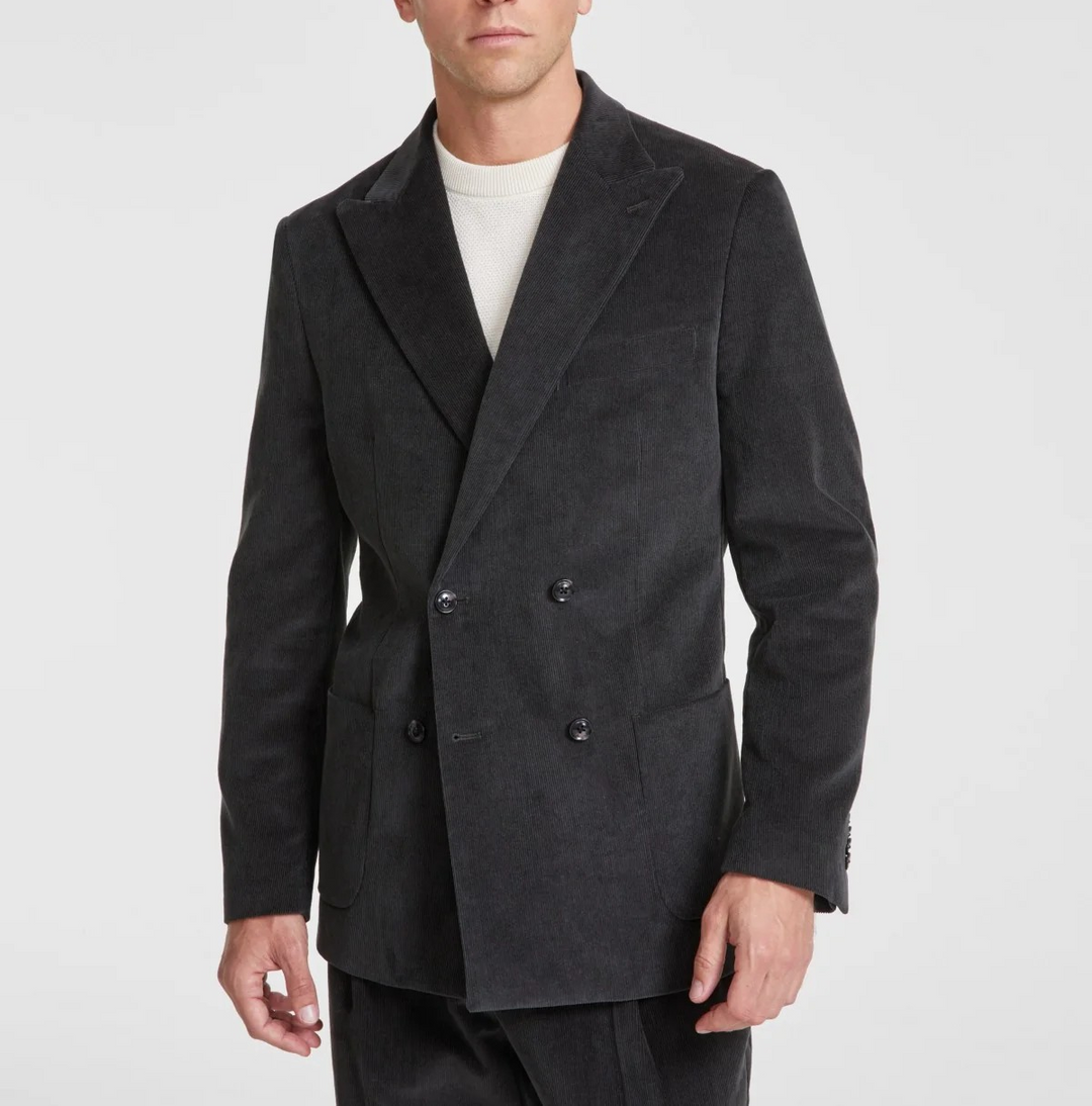 Tommy Hilfiger Men's Relaxed Modern-Fit Corduroy Suit Jacket MSRP $360