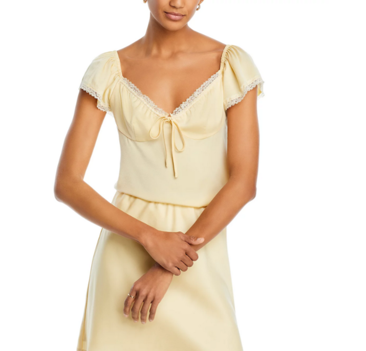 WAYF Melissa Short Sleeve Top MSRP $69