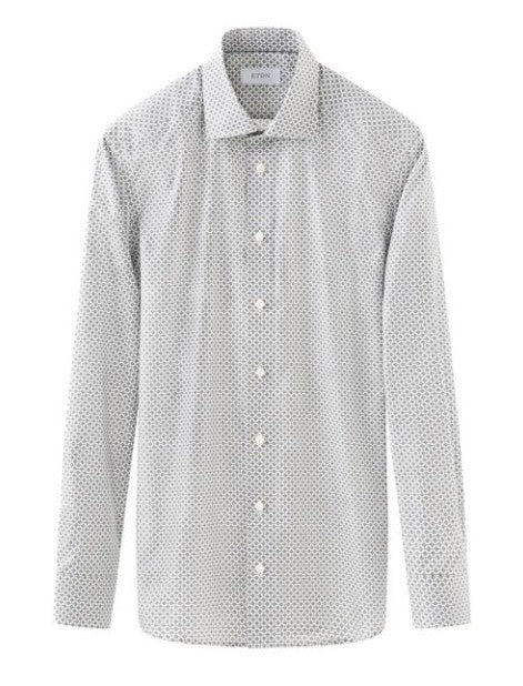 Eton Men's Slim-Fit Medallion Button-up Shirt MSRP $295