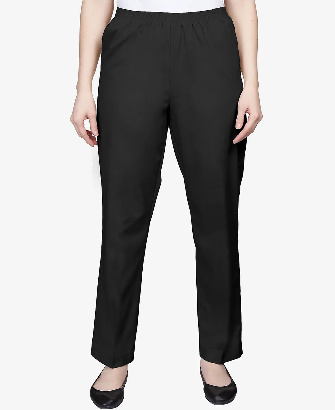 Alfred Dunner Classics Twill Pull-On Pants MSRP $44