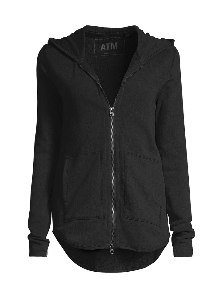 Atm Anthony Thomas Melillo Zip-Front Hoodie MSRP $225