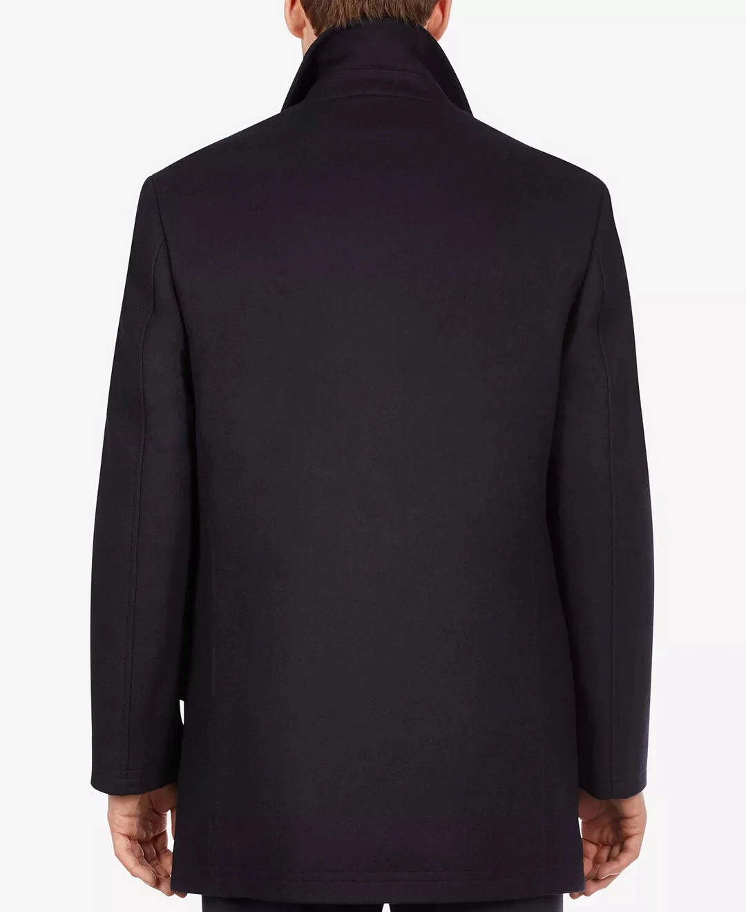 Lauren Ralph Lauren Luke Wool-Blend Classic-Fit Peacoat MSRP $395