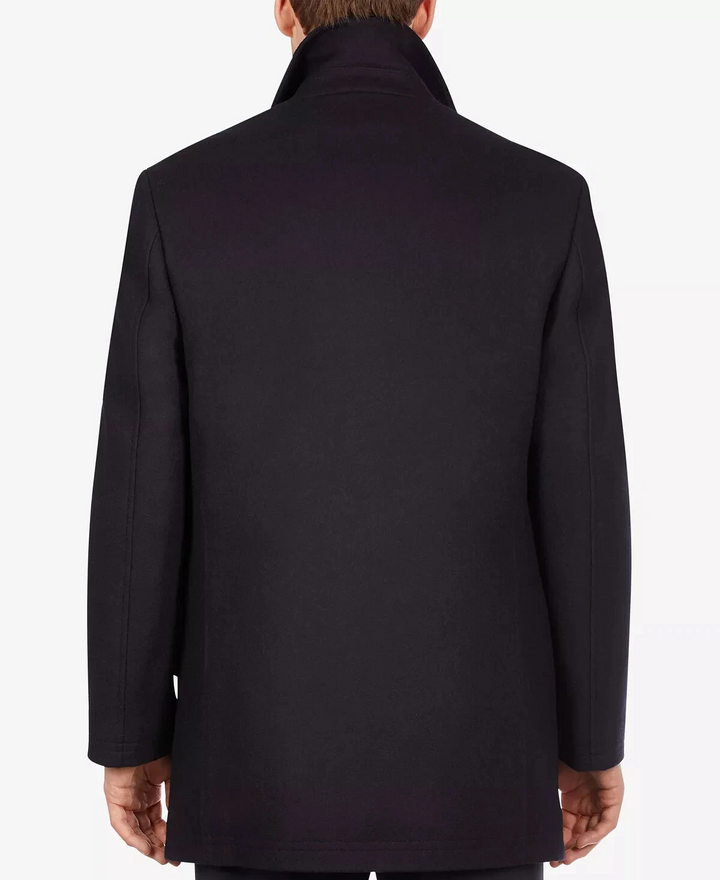 Lauren Ralph Lauren Luke Wool-Blend Classic-Fit Peacoat MSRP $395