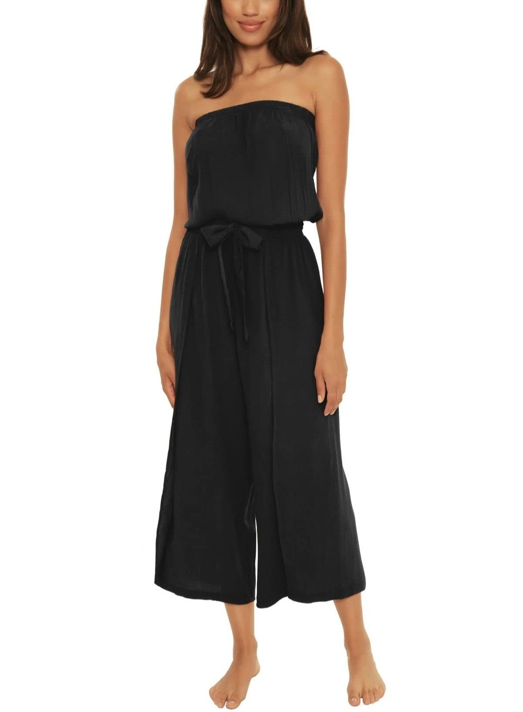 BECCA Ponza Strapless Cover Up Jumpsuit MSRP $88