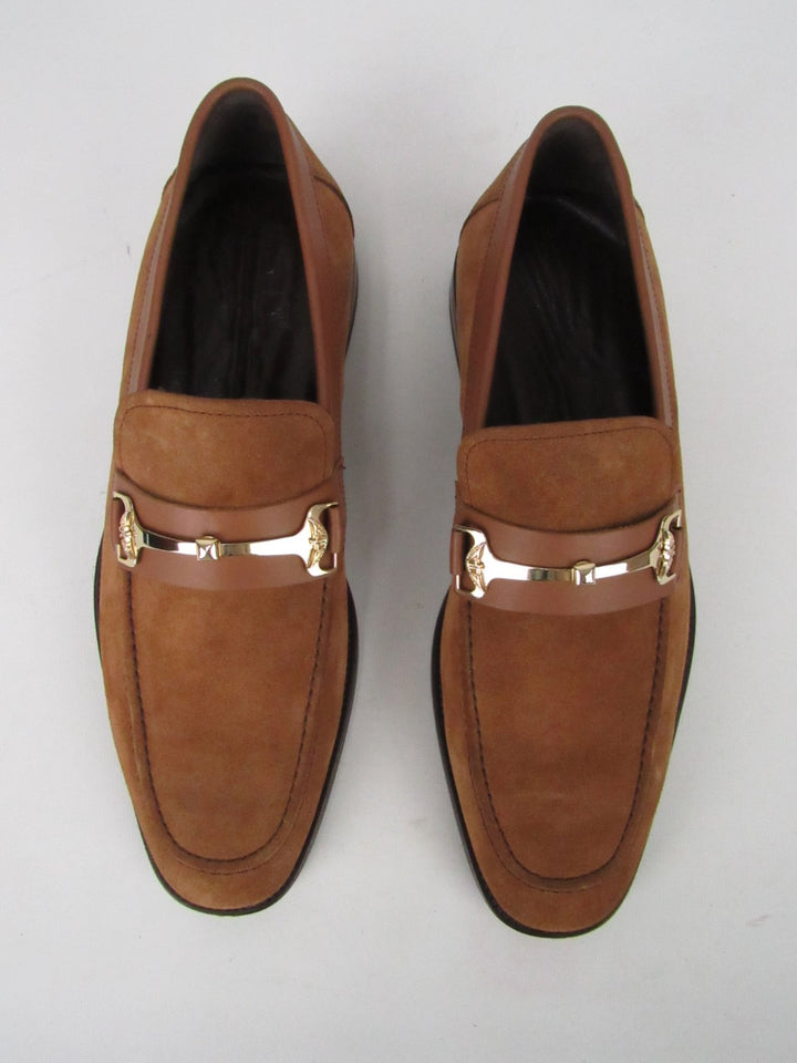 Men’s Premium Suede Loafers | Calf & Goat Leather – Handcrafted Size EU 41