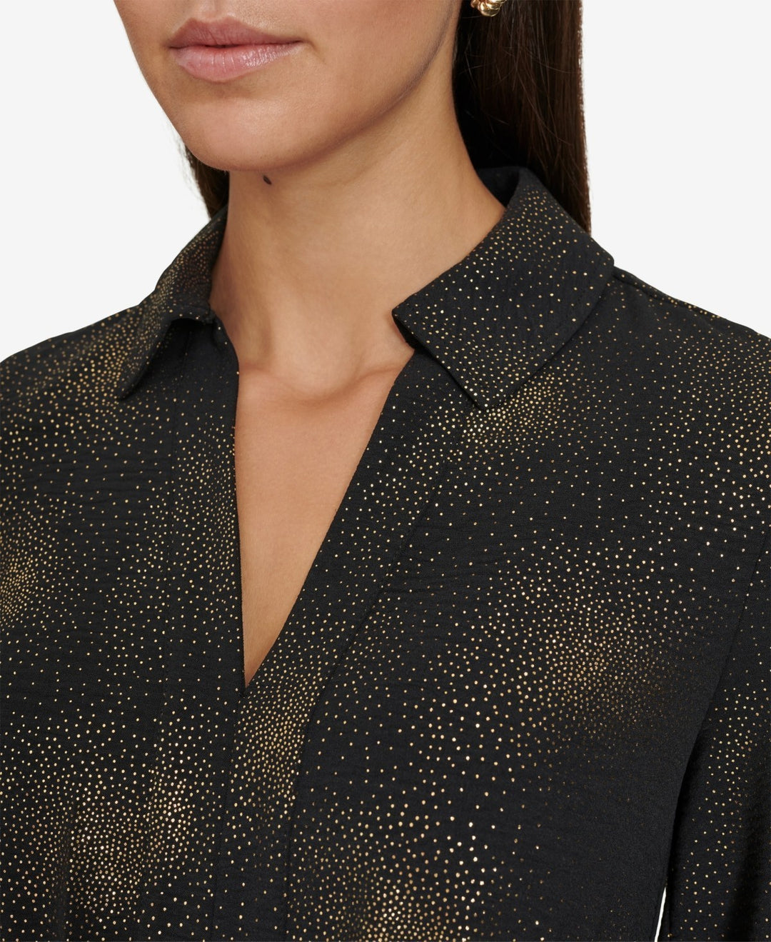 Calvin Klein Women's Collared Self-Tie-Belt A-Line Dress MSRP $149