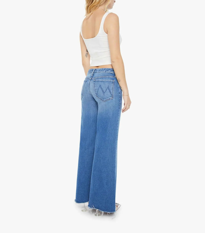 Mother Roller Fray Wide Leg Jeans MSRP $258