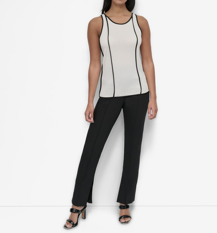 DKNY Women's Contrast Trim Tank Top  MSRP $59