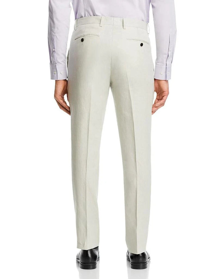 Theory Mayer Slim Fit Linen Dress Pants MSRP $245