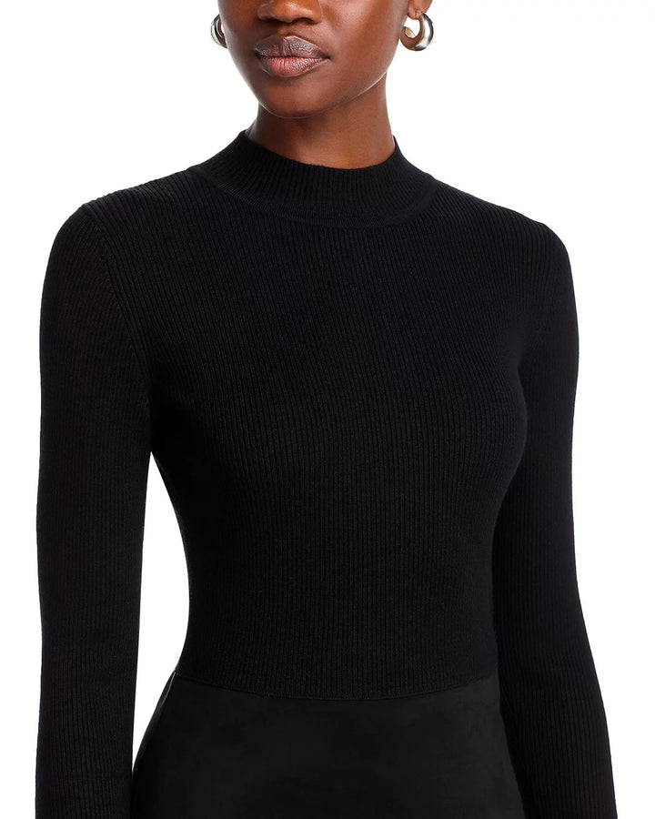 T Tahari Mixed Media Dress MSRP $128