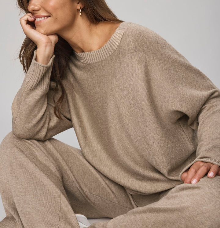 Splendid Georgie Cashblend Pullover Sweater MSRP $117 Blm