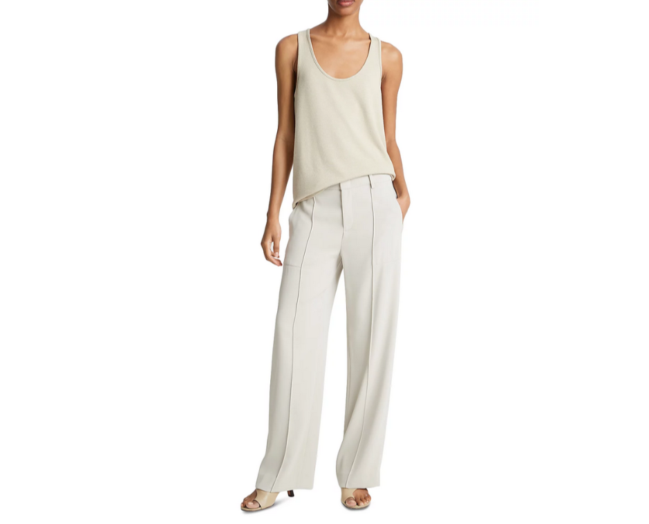 Vince Crepe Wide Leg Utility Pants MSRP $395