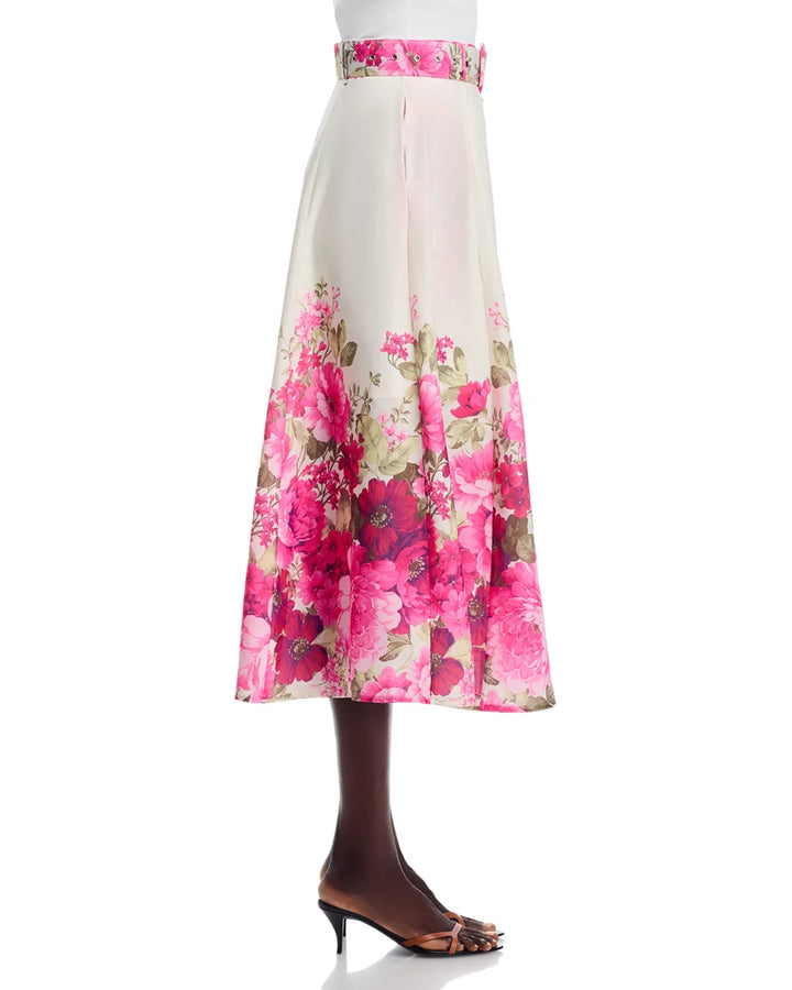 Nancy Yang Floral Button Down Skirt MSRP $119