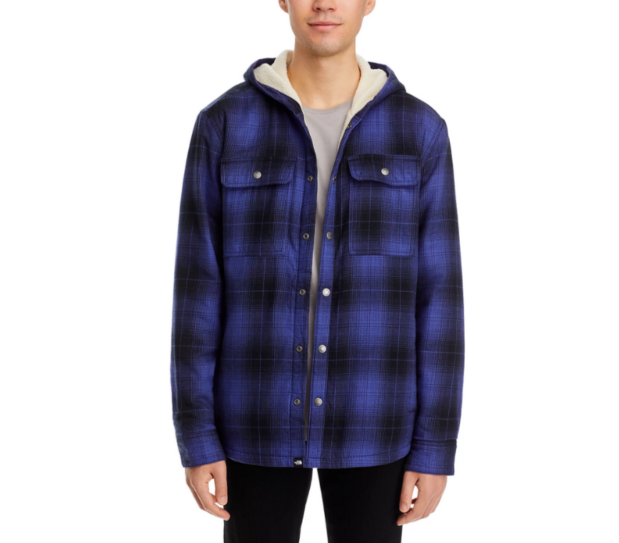 The North Face® Plaid Hooded Campshire Shirt Jacket MSRP $150