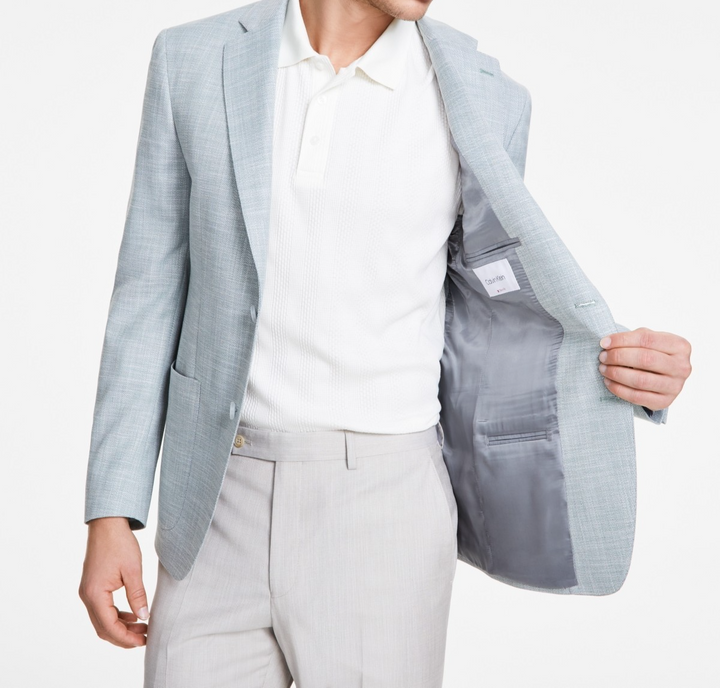 Calvin Klein Men's Solid Slim-Fit Soft Sport Coat MSRP $295