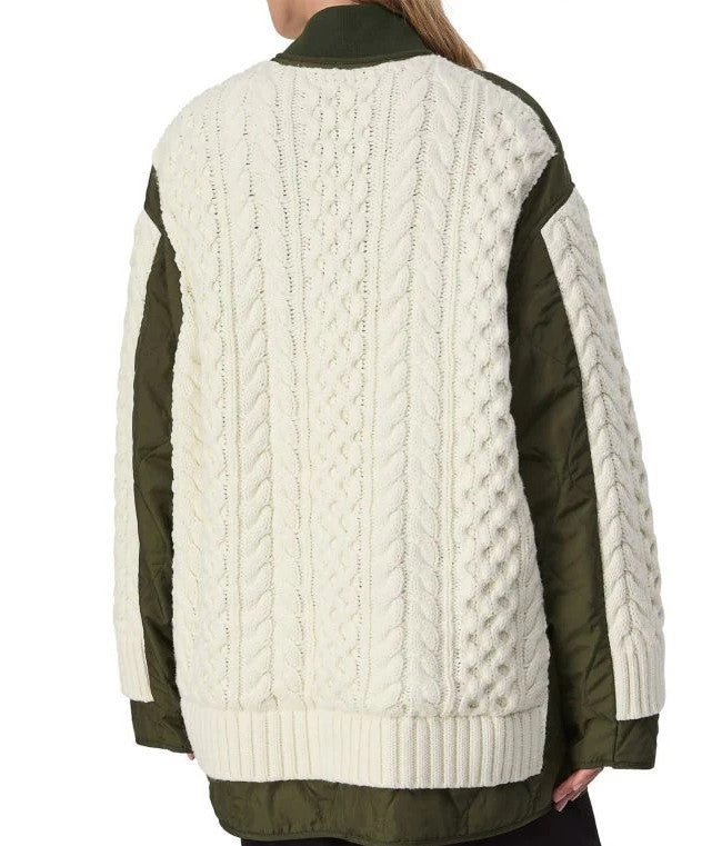 rag & bone Winnie Mixed Media Jacket MSRP $698