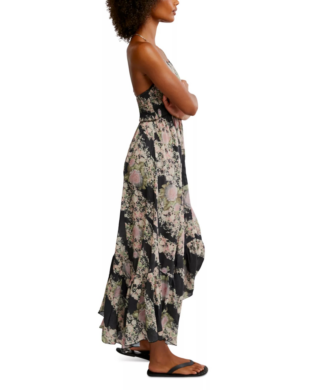 Free People Heat Wave Printed Maxi Dress MSRP $108