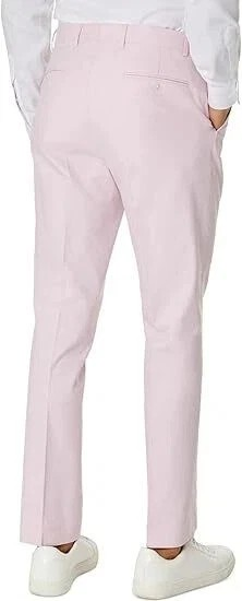 Tommy Hilfiger Men's Modern-Fit TH Flex Stretch Chambray Suit Pants MSRP $135