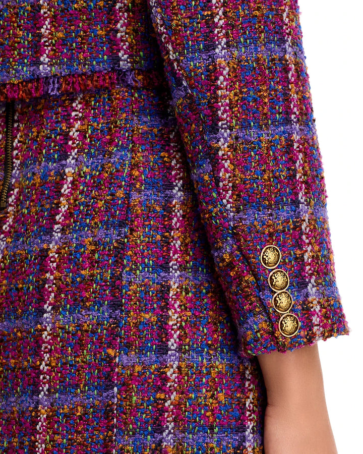 AQUA Tweed Cropped Jacket MSRP $128