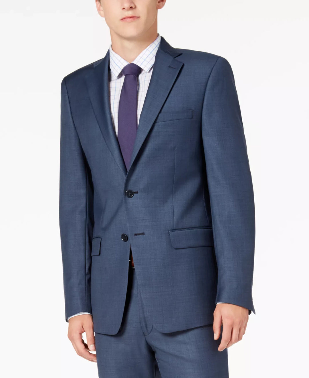 Calvin Klein Men's Solid Classic-Fit Suit Jackets MSRP $450 Size 42S