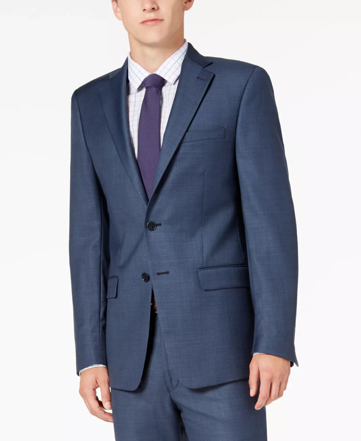 Calvin Klein Men's Solid Classic-Fit Suit Jackets MSRP $450 Size 42S