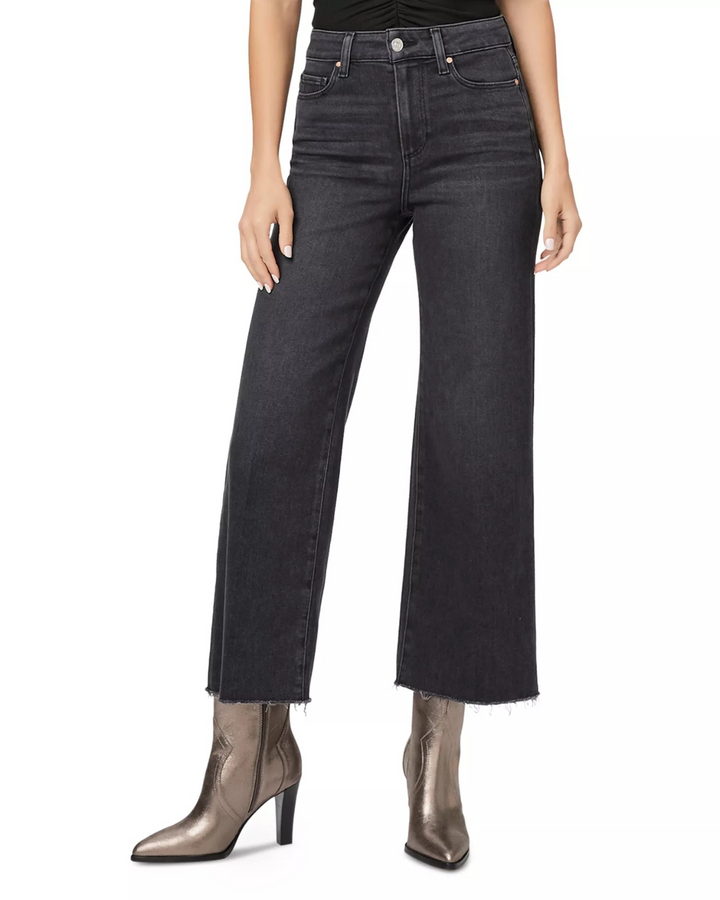 PAIGE Anessa High Rise Wide Leg Ankle Jeans MSRP $249